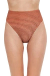 Gottex Martini-high Rise Brief In Multi Orange