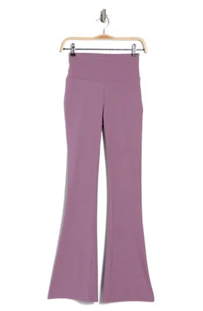 Gottex High Waist Bootcut Leggings In Dusty Violet