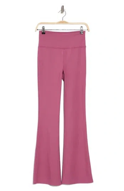 Gottex High Waist Bootcut Leggings In Mulberry