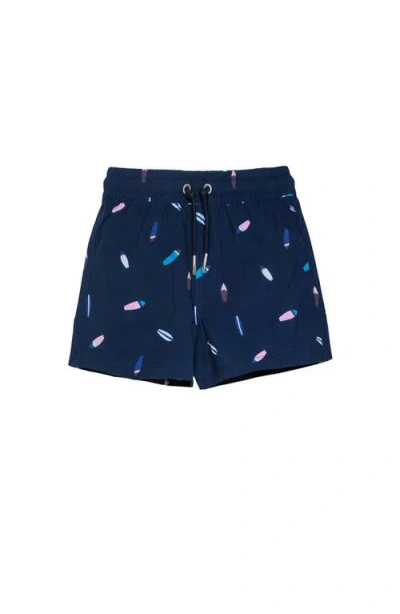 Gottex Kids Beach Scout Drawstring Swim Shorts In Multi