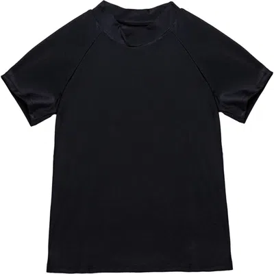 Gottex Kids Beach Scout Short Sleeve Swim Shirt In Black