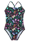 Gottex Kids Butterfly Dream Criss Cross Tie Back One Piece