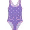 Gottex Kids Dot Dot Dot Racerback One Piece