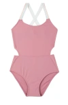 Gottex Kids Rainbow Star Cut Out Cross Strap One Piece