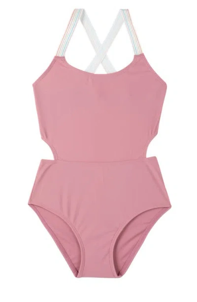 Gottex Kids Rainbow Star Cut Out Cross Strap One Piece