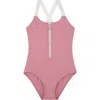 Gottex Kids Rainbow Star Zip Front One Piece