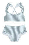 Gottex Kids Sweet Stripe Scoop Neck Ruffle Swim Set