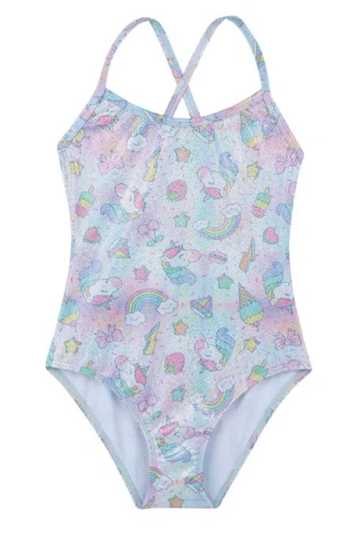Gottex Kids Unicorn Squad Criss Cross Back One Piece