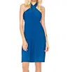 Gottex Lattice Beach Dress In Got Lattice Blue In Blue