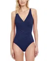 Gottex Lattice Surplice One-piece