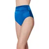Gottex Mademoiselle High Waist Bikini Bottom In Blue