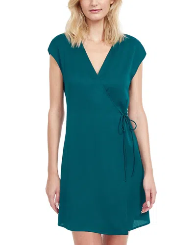 Gottex Modern Shades Wrap Dress In Green