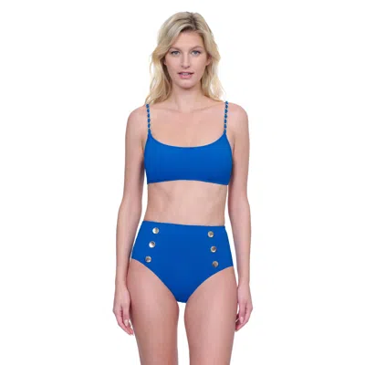 Gottex Monte Carlo Bralette Bikini Top In Blue