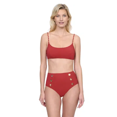 Gottex Monte Carlo Bralette Bikini Top In Red