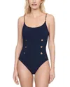 Gottex Monte Carlo Scoop Neck One Piece In Black