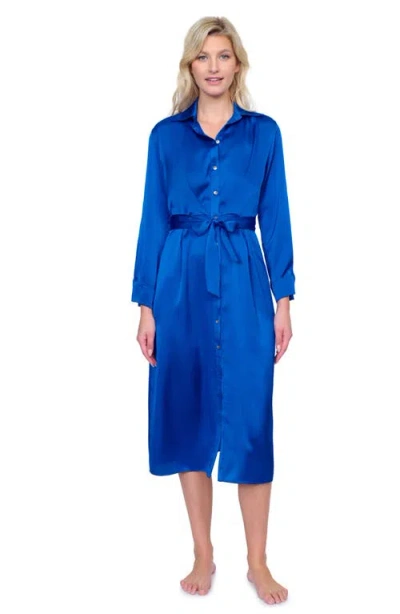 Gottex Monte Carlo Shirt Dress In Cobalt