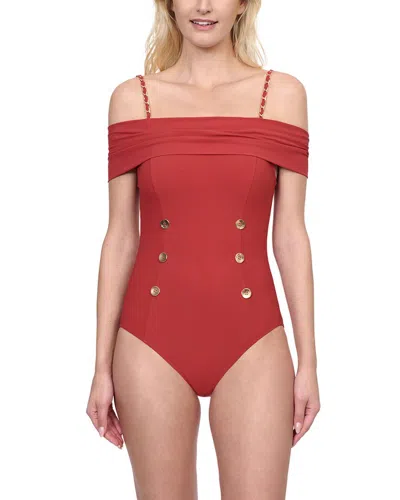 GOTTEX GOTTEX OFF SHOULDER ONE-PIECE