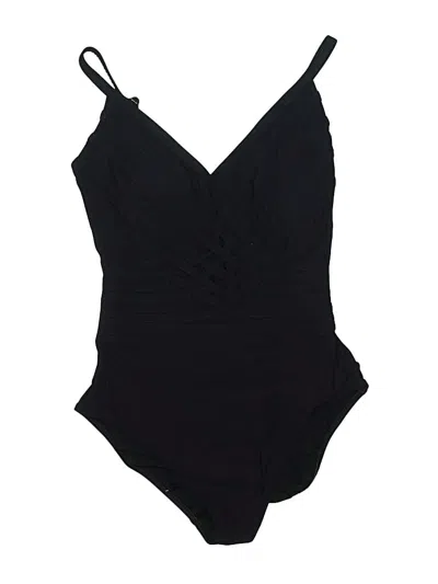 Pre-owned Gottex One Piece Swimsuit In Black