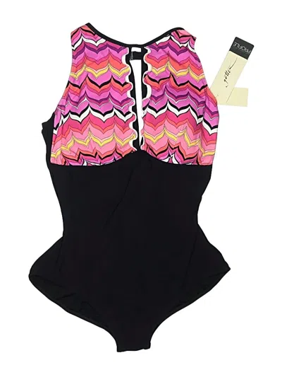 Pre-owned Gottex One Piece Swimsuit In Black