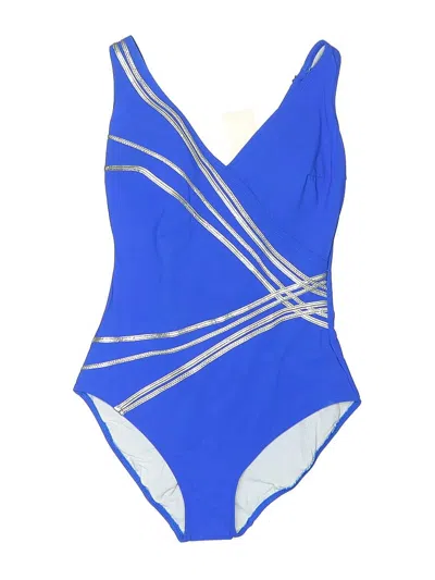 Pre-owned Gottex One Piece Swimsuit In Blue