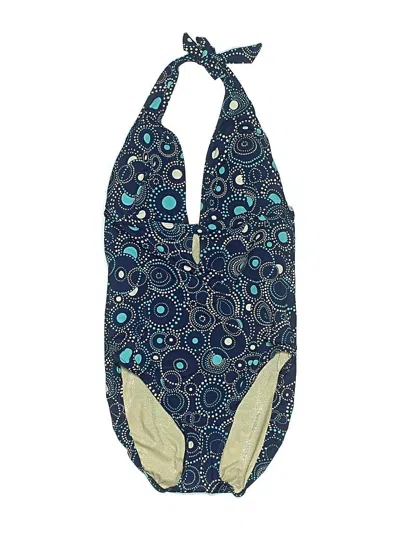 Pre-owned Gottex One Piece Swimsuit In Blue