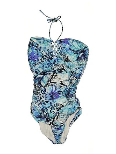 Pre-owned Gottex One Piece Swimsuit In Blue