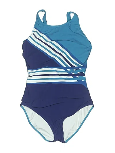 Pre-owned Gottex One Piece Swimsuit In Blue