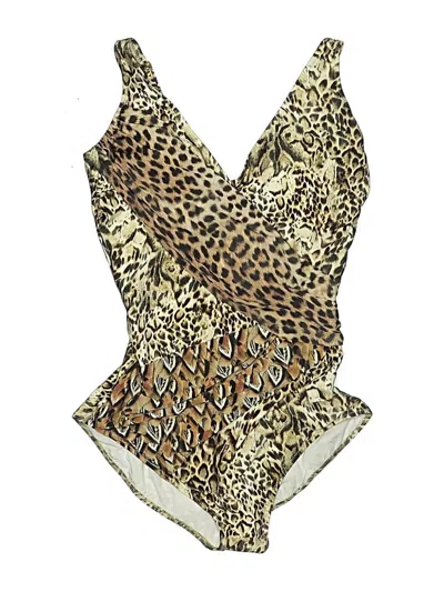 Pre-owned Gottex One Piece Swimsuit In Gold