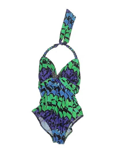 Pre-owned Gottex One Piece Swimsuit In Green