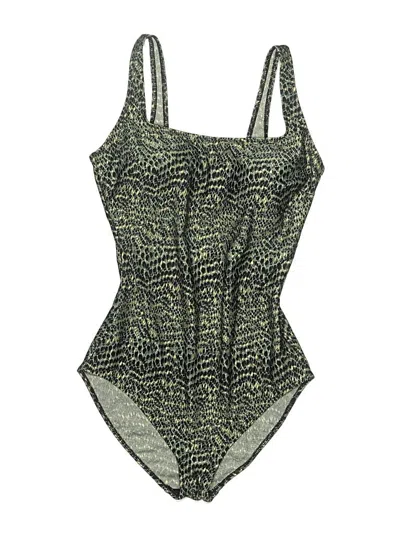 Pre-owned Gottex One Piece Swimsuit In Green