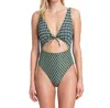Gottex One Piece Swimsuit In Got Retro Revival Green In Multi