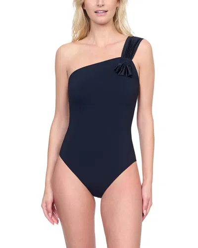 Gottex One Shoulder One-piece In Blue