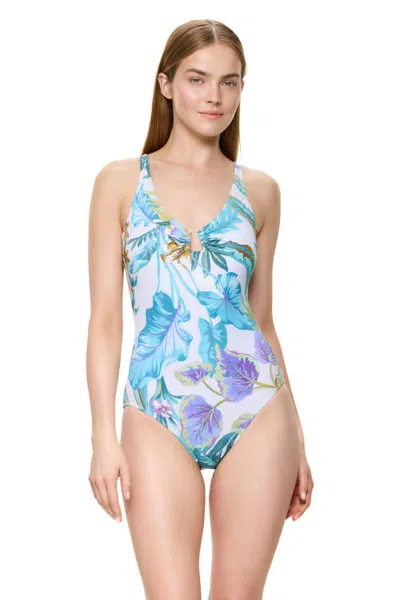Gottex Paradise Beauty U Wire One Piece Swimsuit In Multi