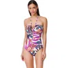 Gottex Plantopia Bandeau One Piece In Multi