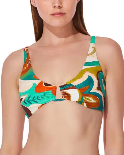 Gottex Porto U Wire Bikini Top In Brown