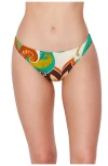 Gottex Porto Low Rise Bikini Bottom In Brown