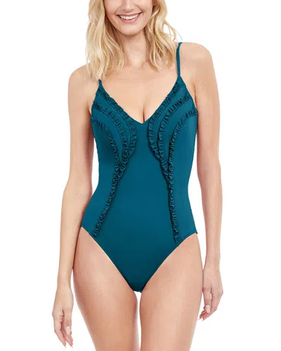 Gottex Queen Of Paradise Swimsuit In Green