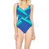 Gottex Radiance Sunrise Square Neck One Piece Swimsuit In Multi