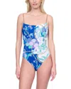 Gottex Round Neck One-piece In Blue