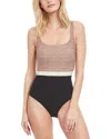 Gottex Serenity Color Blocked One Piece Swimsuit