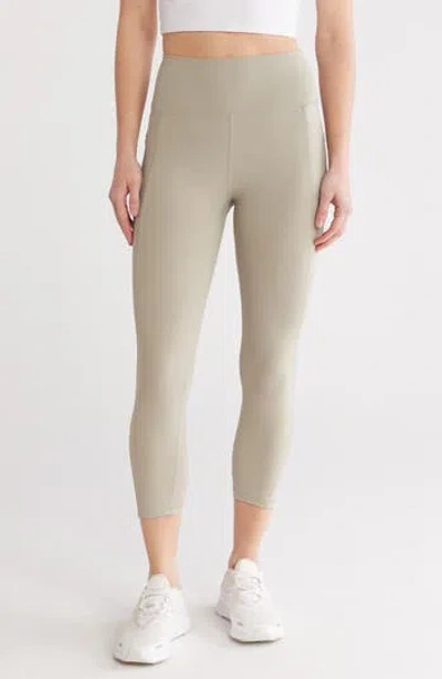 Gottex Shaper Capri Leggings In Grey Sage