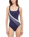 Gottex Simple Elegance Square Neck One-piece