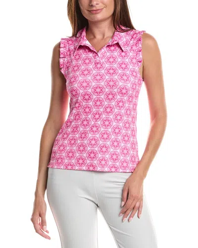 Gottex Sleeveless Ruffle Top In Transparent