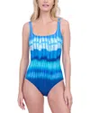 Gottex Golden Hour Square Neck One Piece Swimsuit