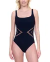 Gottex Square Neck One Piece Swimsuit