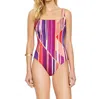 Gottex Surplice One Piece Swimsuit In Got Art Deco In Multi
