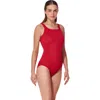 Gottex St. Tropez High Neck Mastectomy Textured One Piece In Red