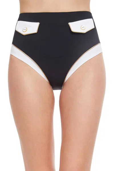 Gottex Standard High Class Side Tie Skirte Swim Bottom In Black
