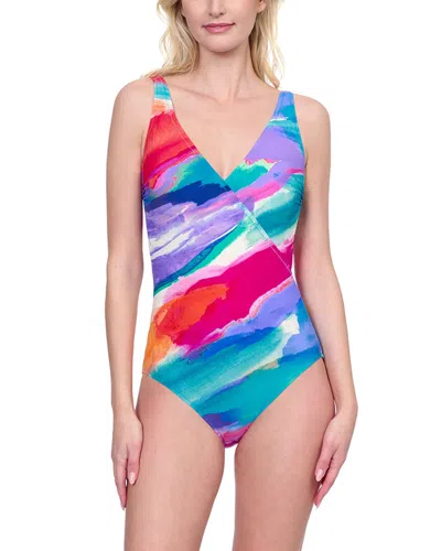Gottex One Shoulder One-piece In Multi