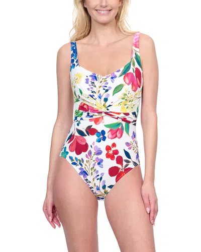 Gottex Sweetheart Neck One-piece In White